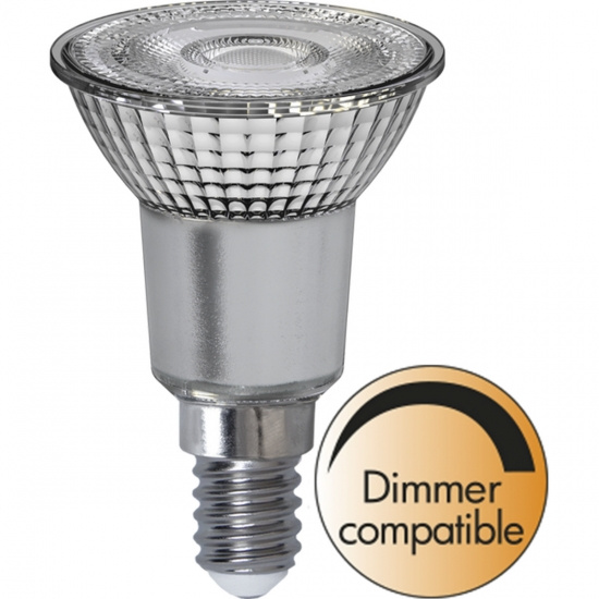 LED-lampa E14 PAR16 Spotlight Glass