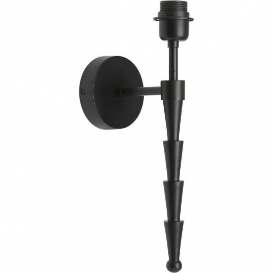 Chloe v�gglampa, Matt svart 38cm