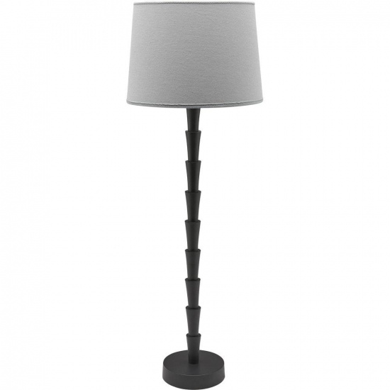 Chloe lampfot, Matt svart 61cm