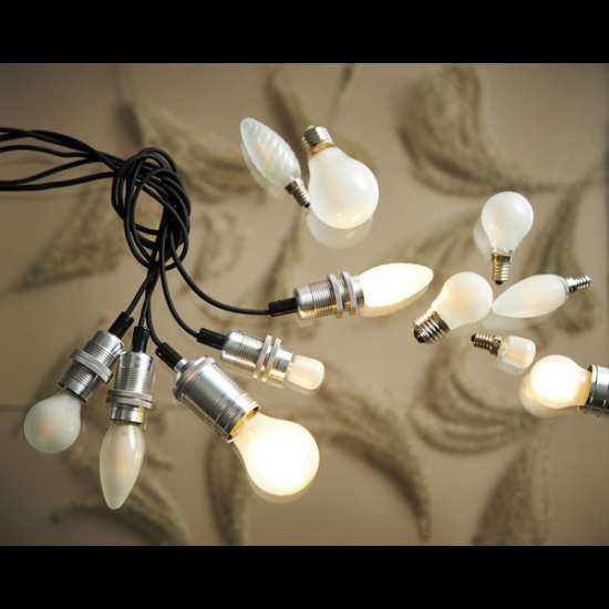 LED-lampa E14 P45 Frosted, Frostad