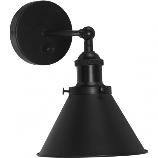 Anton v�gglampa, Svart 18cm, dimbar