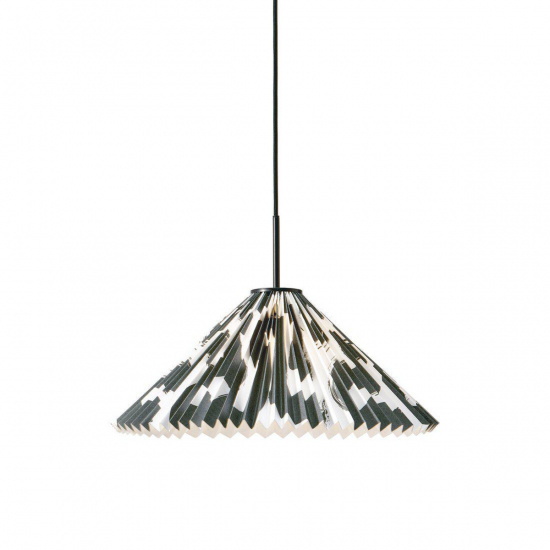 Polly Taklampa, Svart/vit 45cm