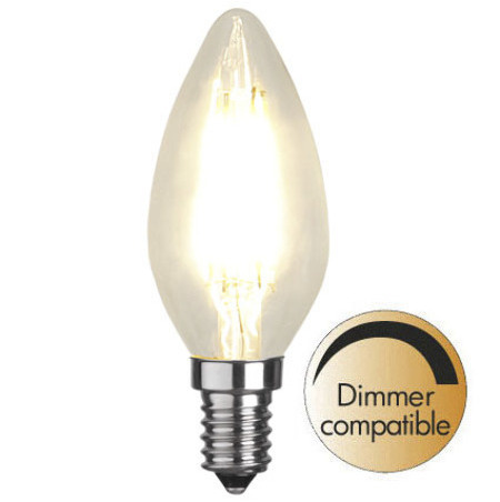 LED-lampa E14 C35 Clear