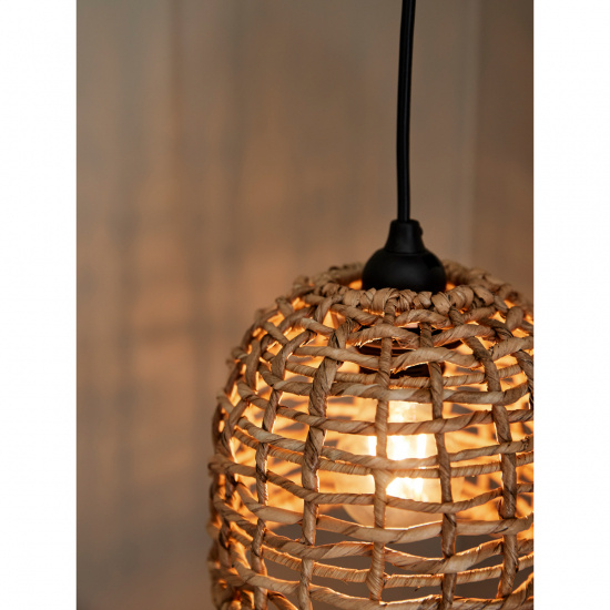 Cebu mini taklampa, Natur 17cm