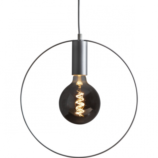 LED-lampa E27 G125 Decoled Spiral Smoke