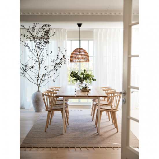 Lace Taklampa, Natur 46cm