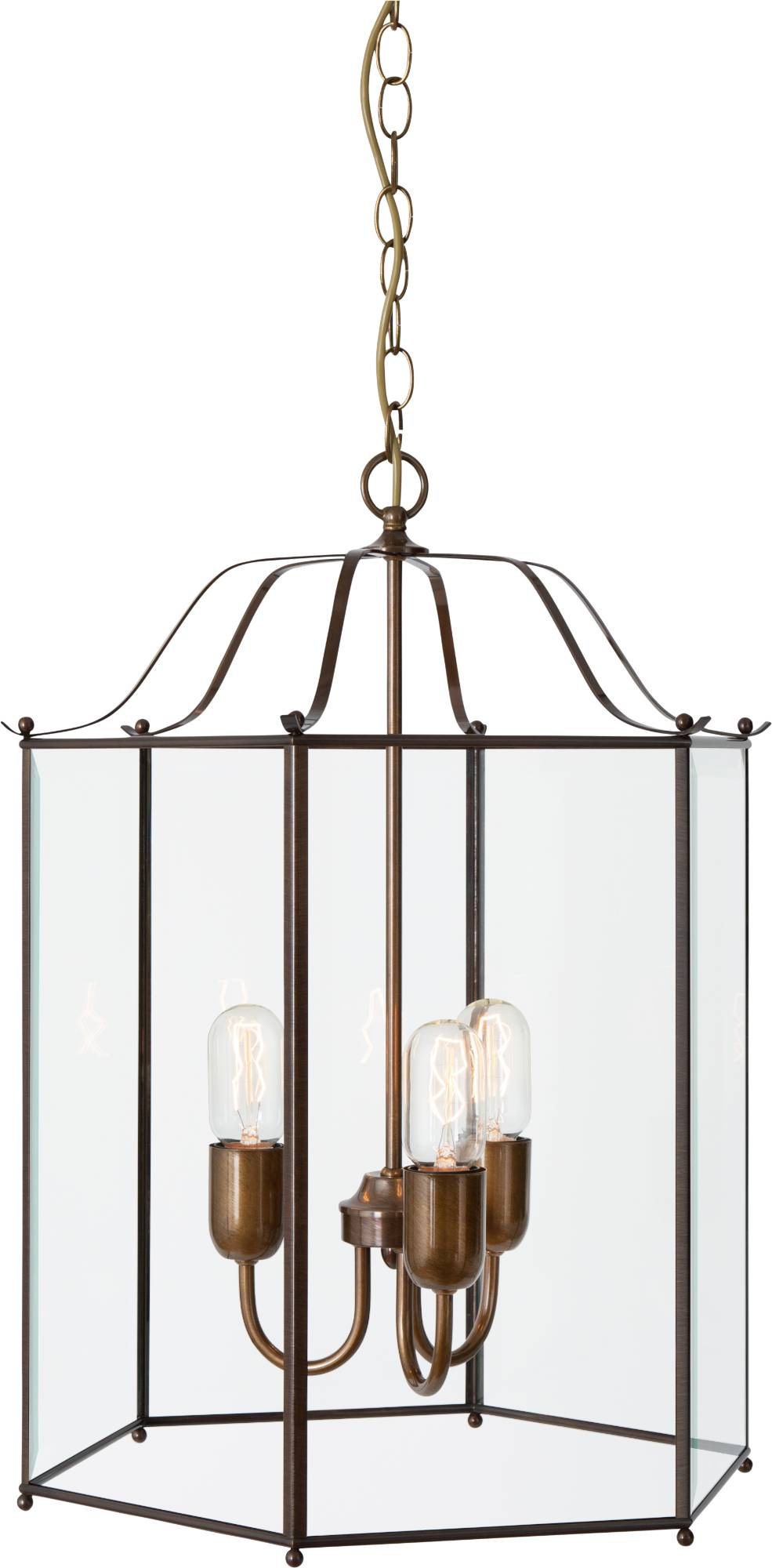 Taklampa GLIMMINGE OXID                3x60W