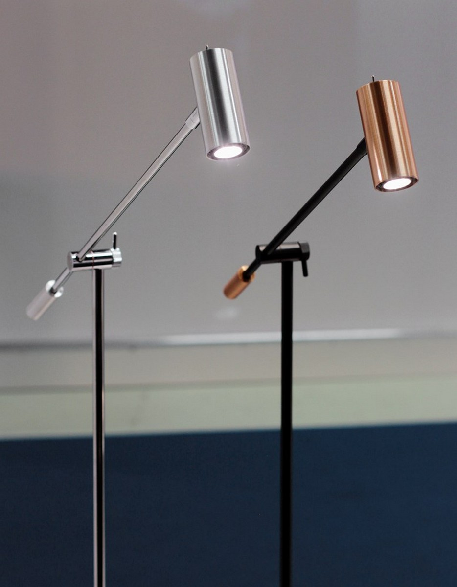 Cato golvlampa dimbar mattvit GU4/MR11