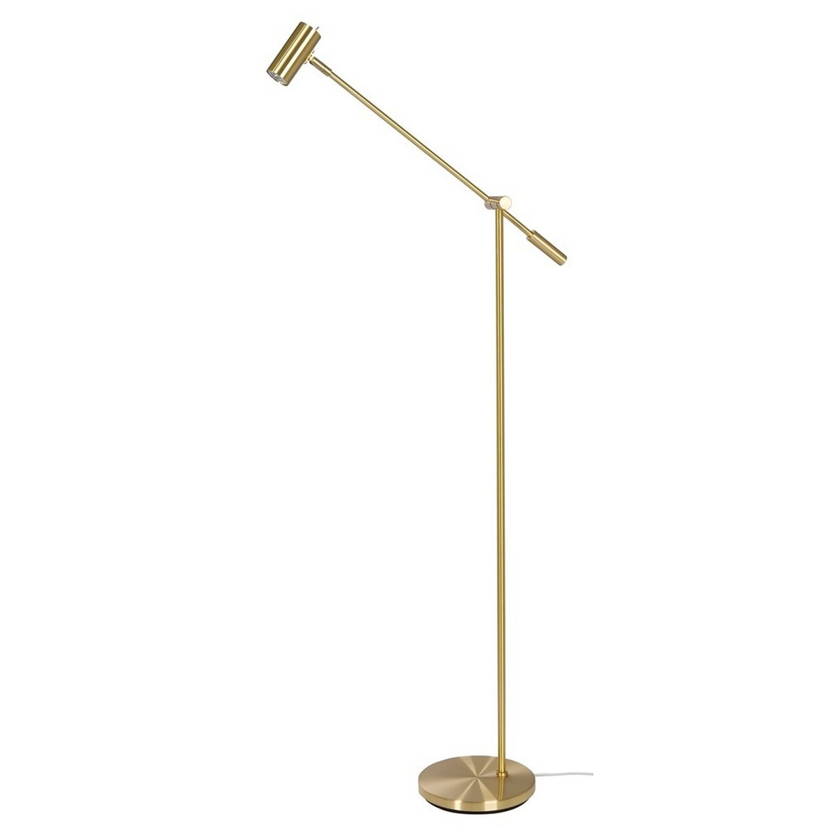 Cato golvlampa dimbar blankslipad m�ssing GU4/MR11