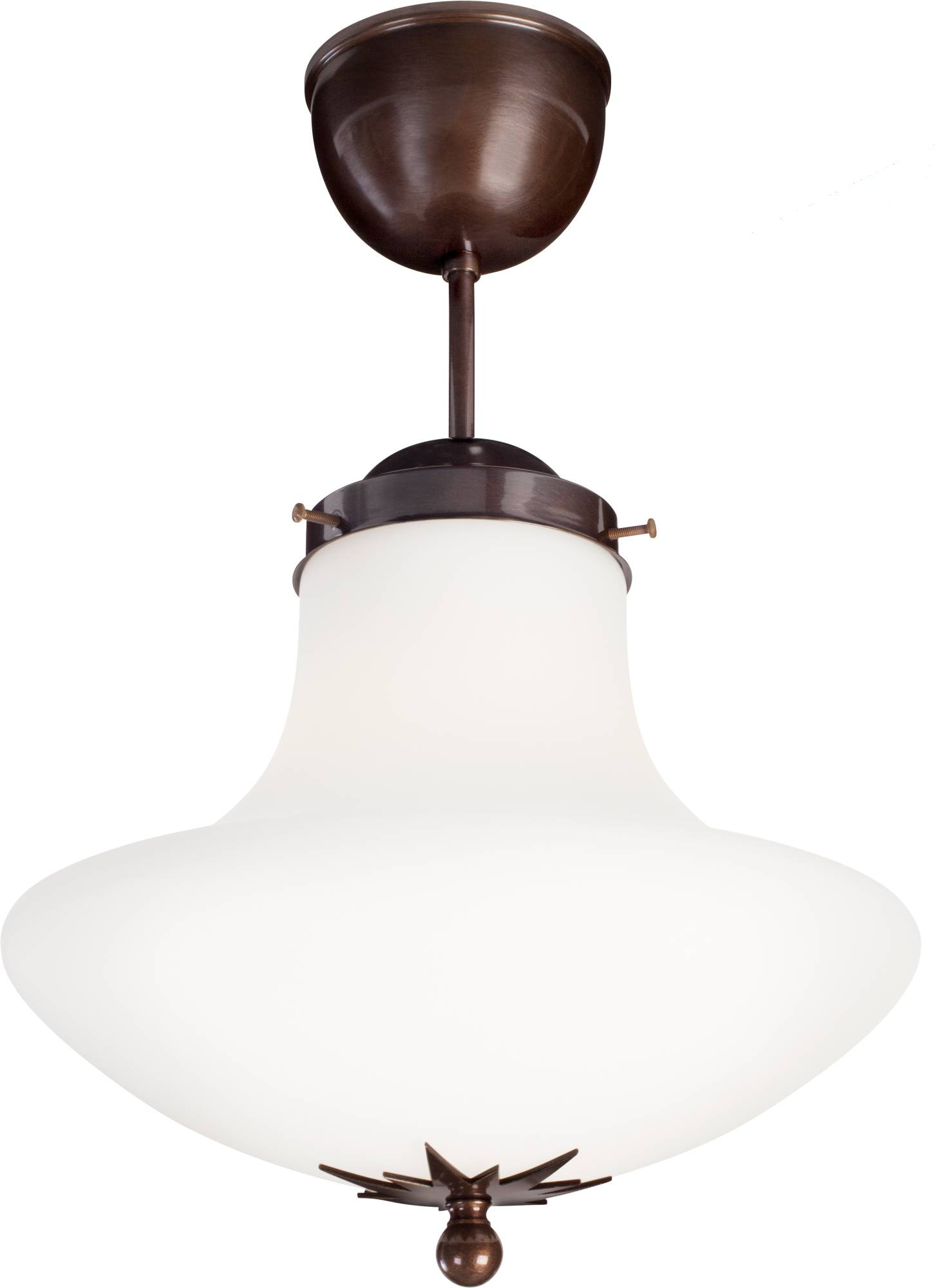 Taklampa STOBY OXID/VIT PENDEL    D 250