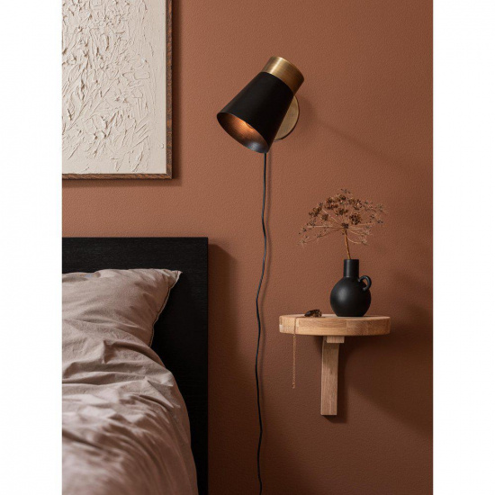 Luna v�gglampa, Svart 13cm