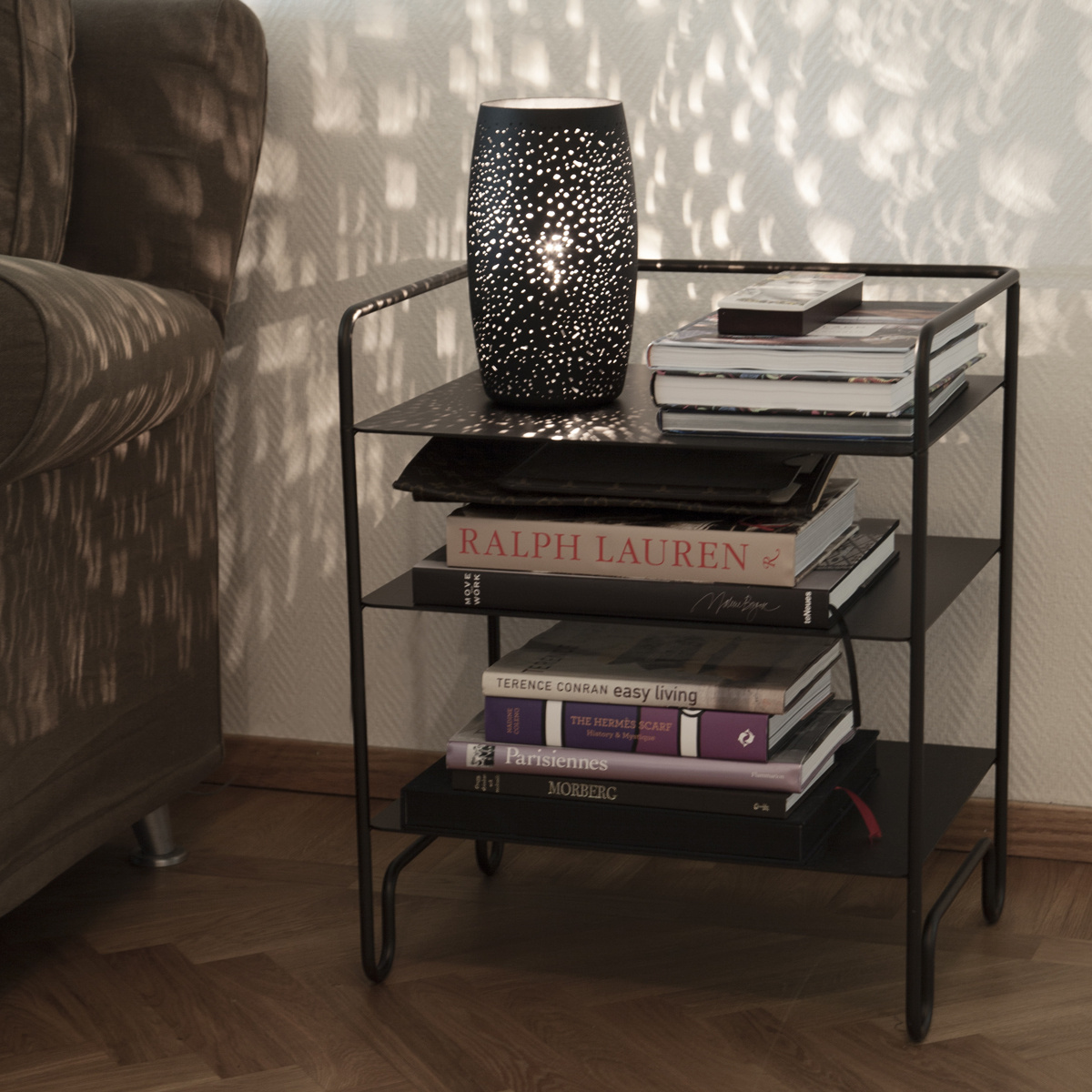 Colby bordlampa H26cm Sandsvart