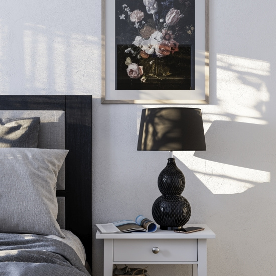 Lofty h55cm svart svart sk�rm