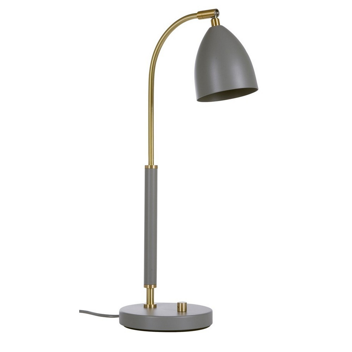 Deluxe bordslampa varmgr�/m�ssing MR16
