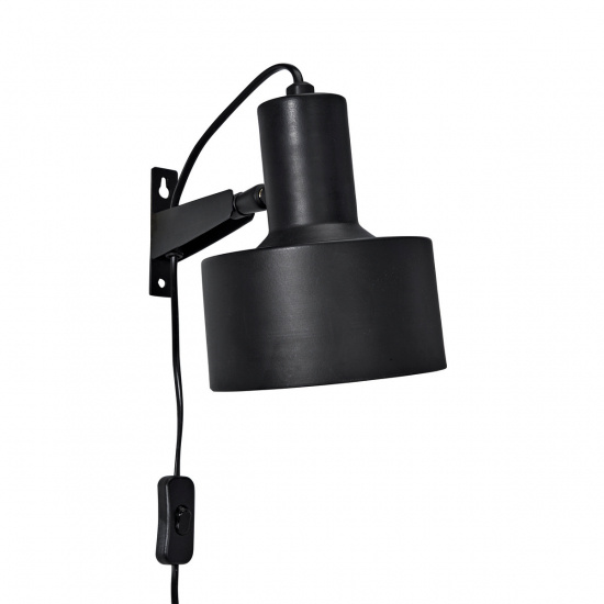 Solo v�gglampa, Matt svart 23cm