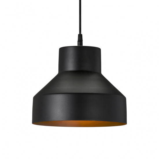 Solo taklampa, Matt svart 26cm