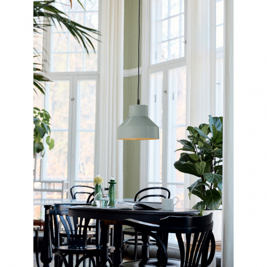 Solo taklampa, Blank gr� 26cm