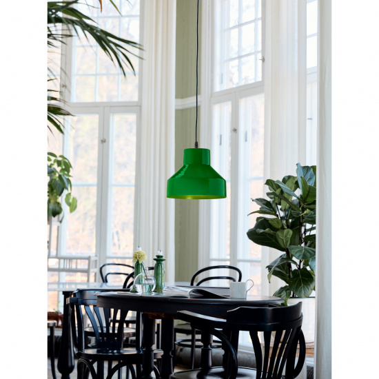 Solo taklampa, Blank gr�n 26cm