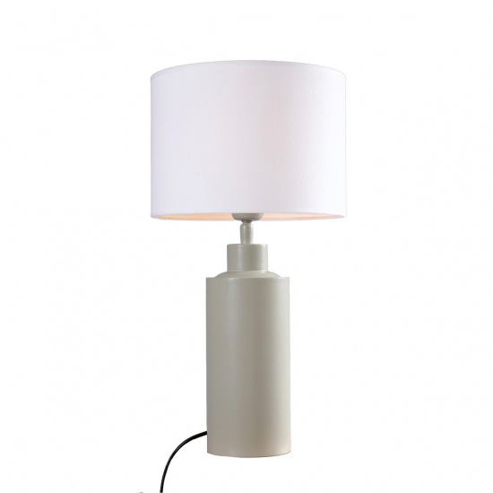 SOLO Bordlampa Mattbeige 46cm Inkl sk�rm