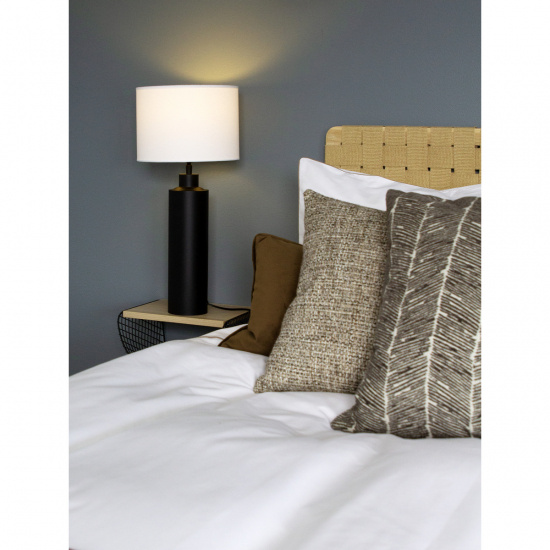 SOLO Bordlampa Mattsvart inkl sk�rm 57cm