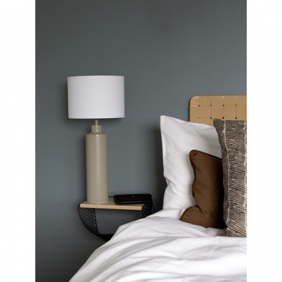 SOLO Bordlampa, Mattbeige inkl sk�rm, 57cm