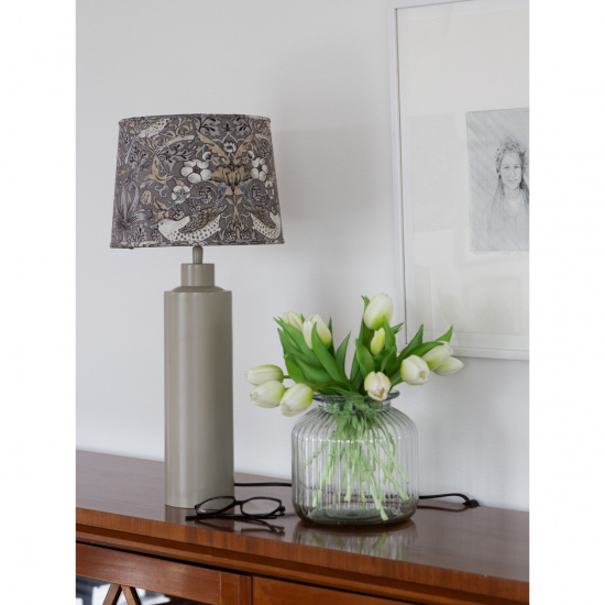 SOLO Lampfot, Matt Beige, H�jd 44cm - Exkl sk�rm