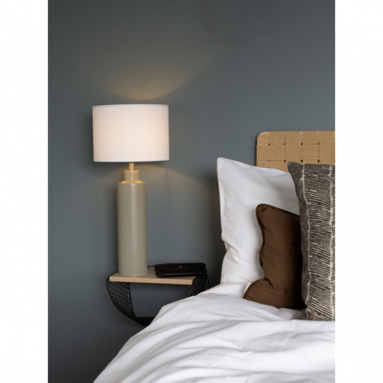 SOLO Lampfot, Matt Beige, H�jd 44cm - Exkl sk�rm