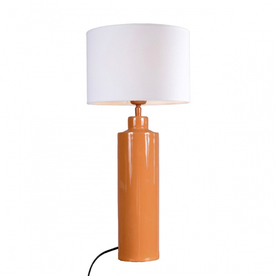 SOLO Bordlampa, Blank Orange inkl sk�rm H=57cm