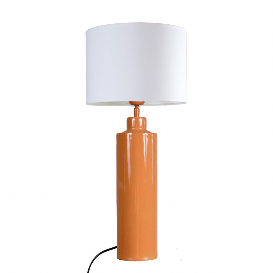 SOLO Bordlampa, Blank Orange inkl sk�rm H=57cm
