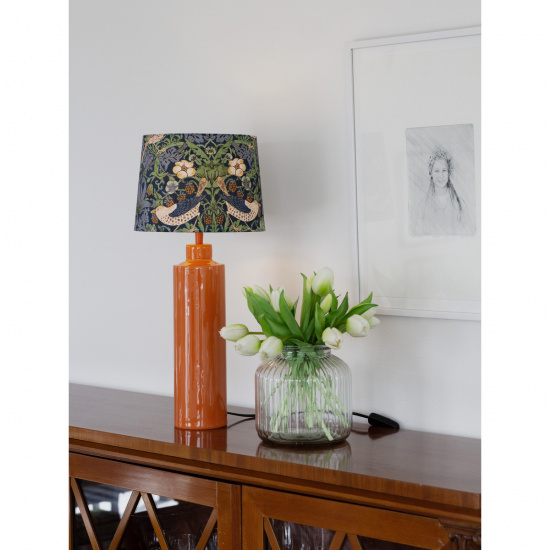 SOLO Lampfot, Blank Orange, 44cm - Exkl sk�rm