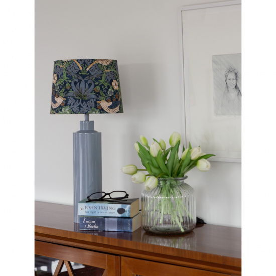 SOLO Lampfot, Blank Denim, 44cm - Exkl sk�rm