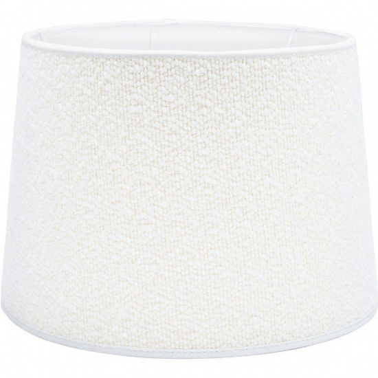 Sofia Lampsk�rm, Bouclette Blanc 20cm