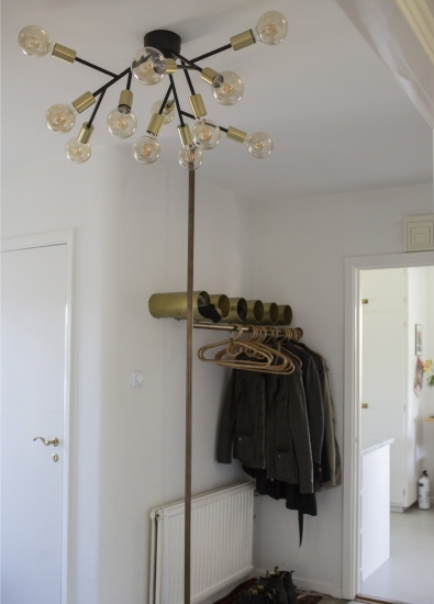 Heroes plafond 12-l�g Svart matt