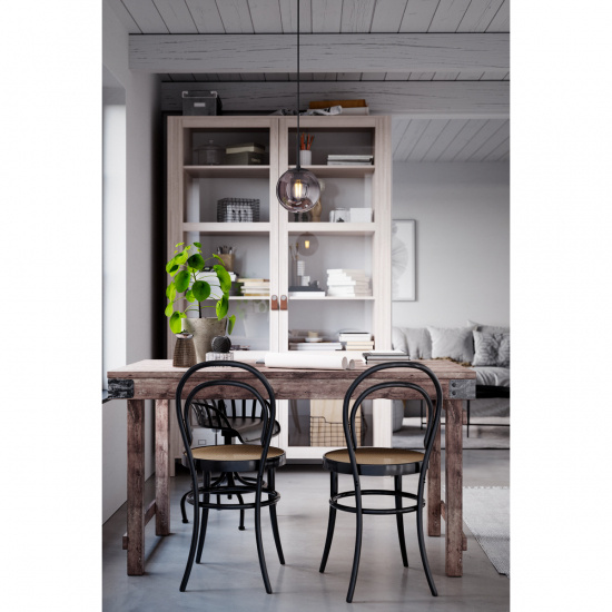 BOYLE Taklampa 4- l�gig R�kgr�/Svart