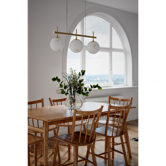 BELLAGIO Taklampa 3-l�gig - M�ssing/Vit