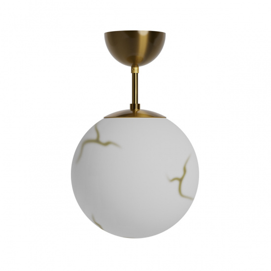 BELLAGIO Plafond - Diam 25cm - M�ssing/Vit