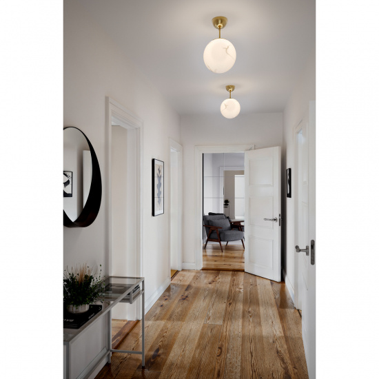 BELLAGIO Plafond - Diam 25cm - M�ssing/Vit