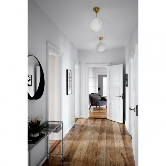 BELLAGIO Plafond - Diam 25cm - M�ssing/Vit