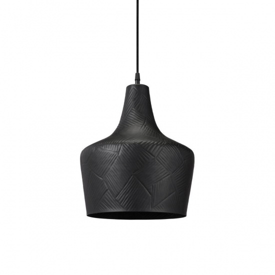 Ribble taklampa, Matt svart 25cm