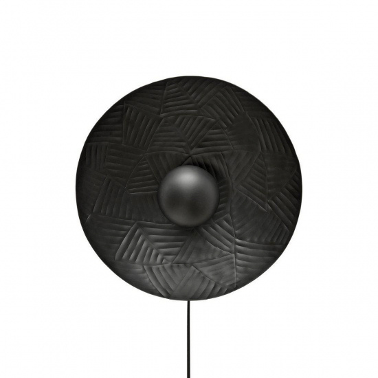 Ribble v�gglampa, Matt svart 35cm