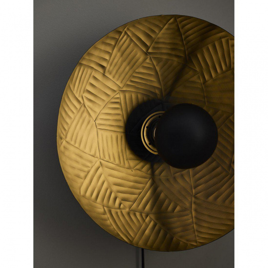 Ribble v�gglampa, Matt svart 35cm