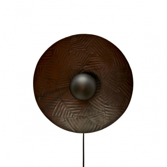 Ribble v�gglampa, Matt svart 35cm