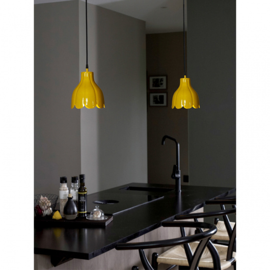 TULIPPA Tak/F�nsterlampa Gul 17cm