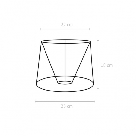 SOFIA Vilja Lampsk�rm - Mossa - 25cm
