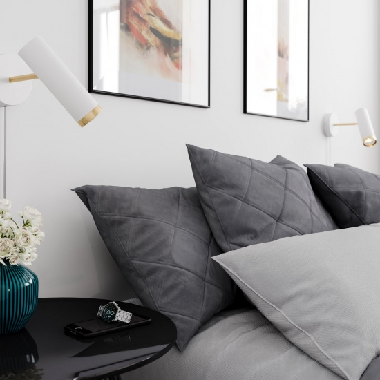 Puls v�gg 1-l�g Vit matt