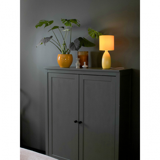 UNO Bordlampa - Gul - H�jd 37cm