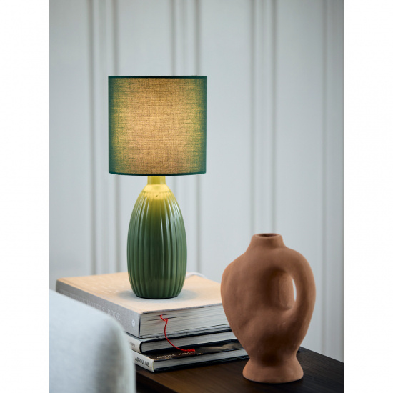 Uno bordslampa, Gr�n 37cm