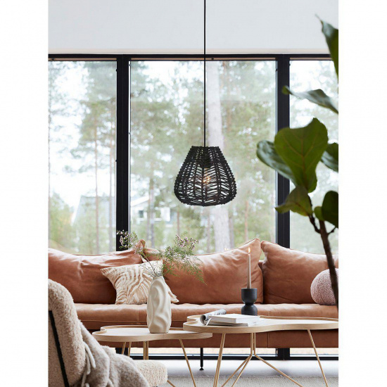 Adelle Taklampa, Svart 24cm