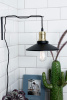 V�gglampa Disc Svart
