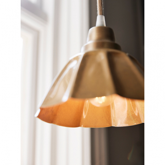 Ester f�nsterlampa, Gul 17cm